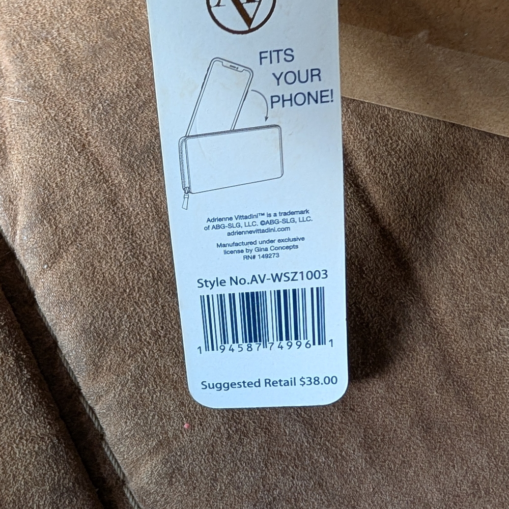 Brown Wallet with Phone Holder - Picture 2 of 8